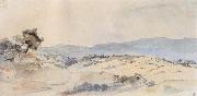 Eugene Delacroix Moroccan Landscape near Tangiers oil on canvas